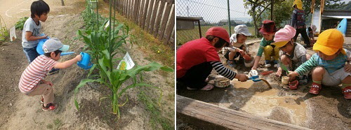 子供が集う写真